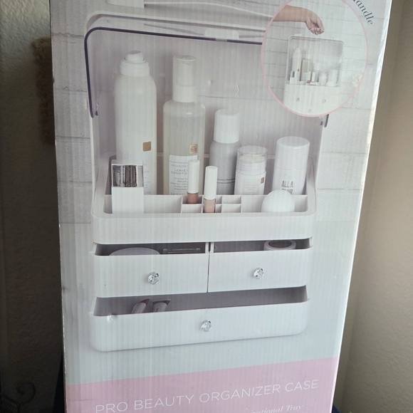 NEW!!White Organizer Case - Picture 4 of 5